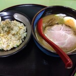 Shokujidokoro Kojika - ちっちゃいラーメン味噌＆ホタテチャーハン