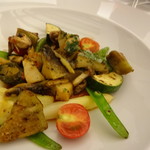 オーベルジュ・ドゥ・オオイシ - 選べるメイン　地物　黒アワビのココット　色々な野菜添え