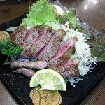 ろばた仁 - 山香牛ロース炭火焼