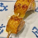 酒亭 田中 - ソリレスも結構攻めた火入れ　皮のパリッと感が強調されています