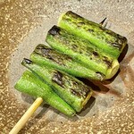 酒亭 田中 - 丸オクラは沖縄産　角張ってないけど味は変わらない