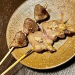 酒亭 田中 - 砂肝とハツ　焼鳥って日本が誇る食文化です