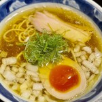 酒亭 田中 - 鶏そば煮干し　煮干しと鳥出汁のハイブリッドスープが堪らん
