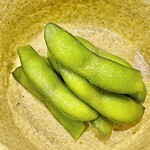 酒亭 田中 - お通し2 新潟天狗豆の味匠という味の濃い豆です