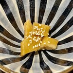 酒亭 田中 - 大根醤油漬け　口直しが美味くて田中さんにお強請りｗ