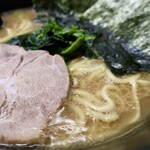 吟太 - ラーメン並（680円）＋海苔まし（100円）＋ライス並（サービス）