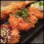 新宿さぼてん - ヒレカツ三種食べ比べセット