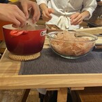 NOMI RESTAURANT - お出汁とります