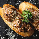 Venetian liver bruschetta