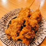 やきとん酒場 ヤマネ肉店 - レバー串かつ