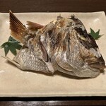 魚のもり - 真鯛かぶと焼き　980円