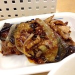 Matsuya - 豚と茄子の辛味噌炒め定食　\580
