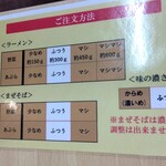 麺ノ虎次郎Z - 注文方法
