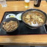 麻布　布袋家 - カレー南蛮と炊き込みご飯