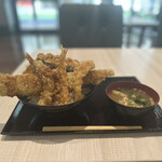 揚げ天まる - 特上天まる天丼1290円