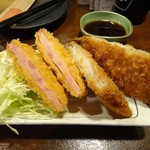 やきとん　すずき - ﾊﾑｶﾂとｱｼﾞﾌﾗｲ