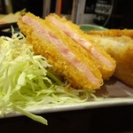 やきとん　すずき - ハムカツ