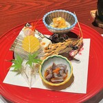 湯回廊 菊屋 - 料理写真:前菜