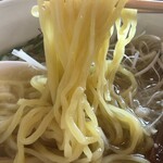 らぁめんキッチンけんけん - ツルモチの中太麺