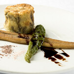 フレンチダイニング　尾崎 - 狩留家ナスと穴子のムニエル