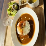 材木座Cafe 75th - 濃厚エビ出汁トマトカレー