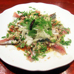 タンドールバル カマルプール - 秋刀魚のスパイスカルパッチョ(780円)