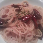 アルバトロス - 手書きメニュー、辛いぺペロンチーノ700円？