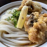 Udon Sanka - とり天ぶっかけ冷大910円