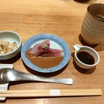 日本橋海鮮丼 つじ半 - 最初のセット