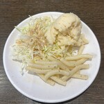 やっぱりステーキ - サラダ（キャベツ・マッシュポテト・マカロニ）
