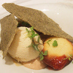 フロリレージュ - 佐渡産 黒無花果のグラタンと紅茶のフラン