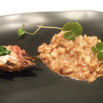 フロリレージュ - 仏産山鶉のリゾット