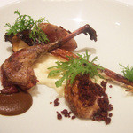 フロリレージュ - 仏産山鶉のロースト