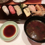 すし割烹 小笠原 - 寿司と赤出汁