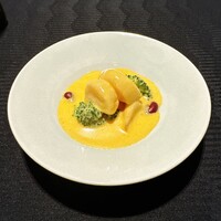 スーツァン・レストラン陳 渋谷店 - ホタテの貝柱のミルク炒め