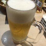Zerobyou Remonsawa Sendai Horumon Yakiniku Sakaba Tokiwatei - １杯目はビール