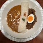 天馬 - 海老×キーマカレー