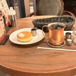 星乃珈琲店 - ミニパンケーキ モーニングセット550円