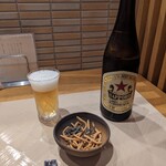 蕎ことら - ビール・お通し