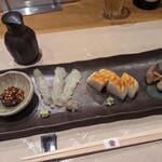 蕎ことら - 「本日の蕎麦前4種」