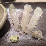 蕎ことら - 「平目昆布〆」