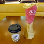 NATURAL CREPE - クレームブリュレとホットコーヒー