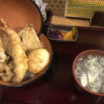 江戸天ぷら屋台 十六文 - 上天丼の全容