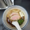 鴨そば 田じま - 合鴨ロースはレア気味、焼いた白葱に刻み青葱とメンマとベーシックでも充分なラインナップ