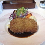 洋食ビストロ ドンピエールハート - メンチカツランチ