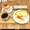ソラノカフェ - プリンのよくばりプレートとホットコーヒー