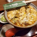 そば天国 松乃家 - 天とじ　930円