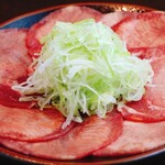 Green onion Salted beef tongue