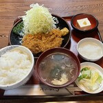 餃子会館 - ヒレカツランチ