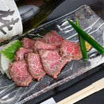 居酒屋 たぼ田 - 牛タタキ